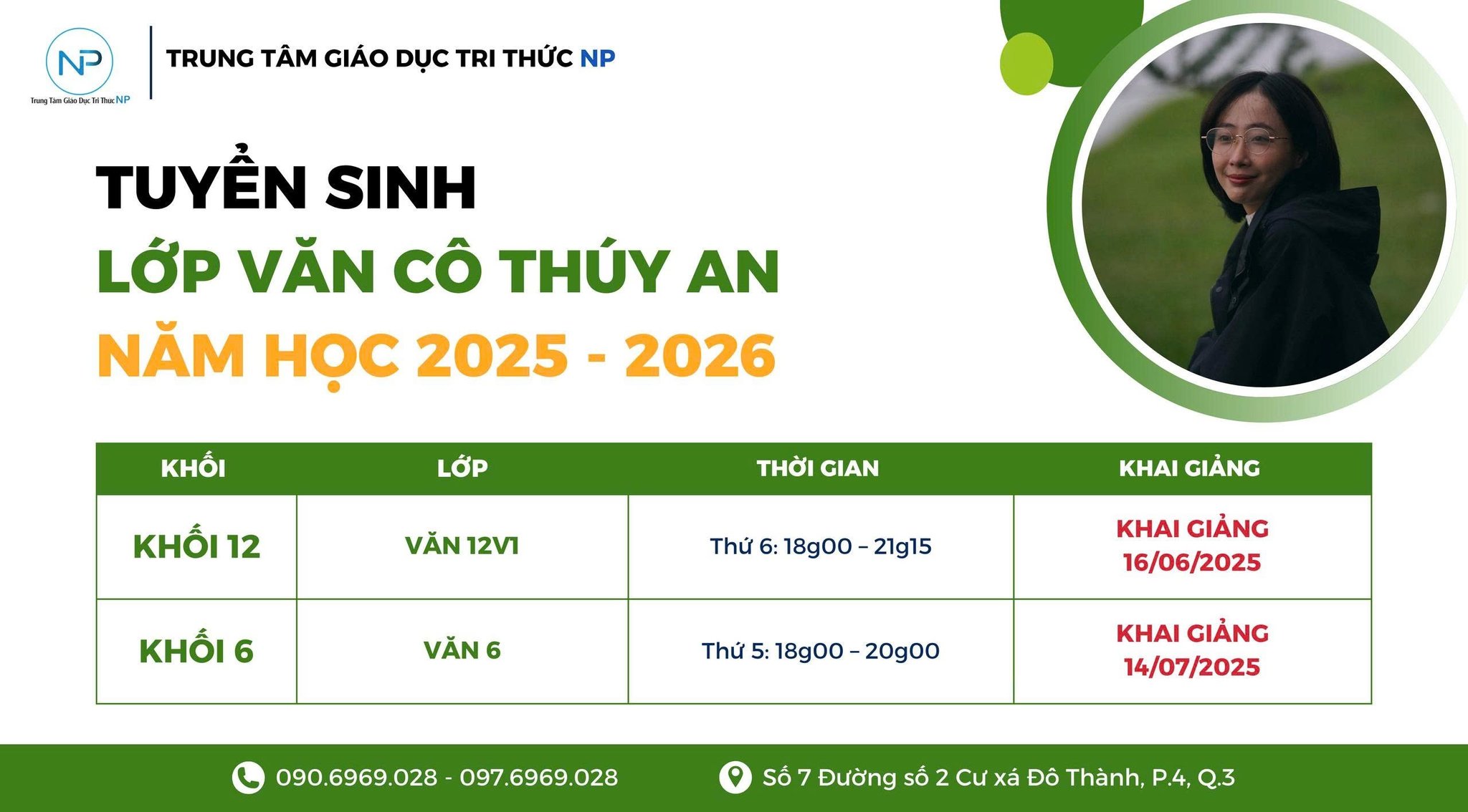 Tuyển sinh lớp Cô Thúy An