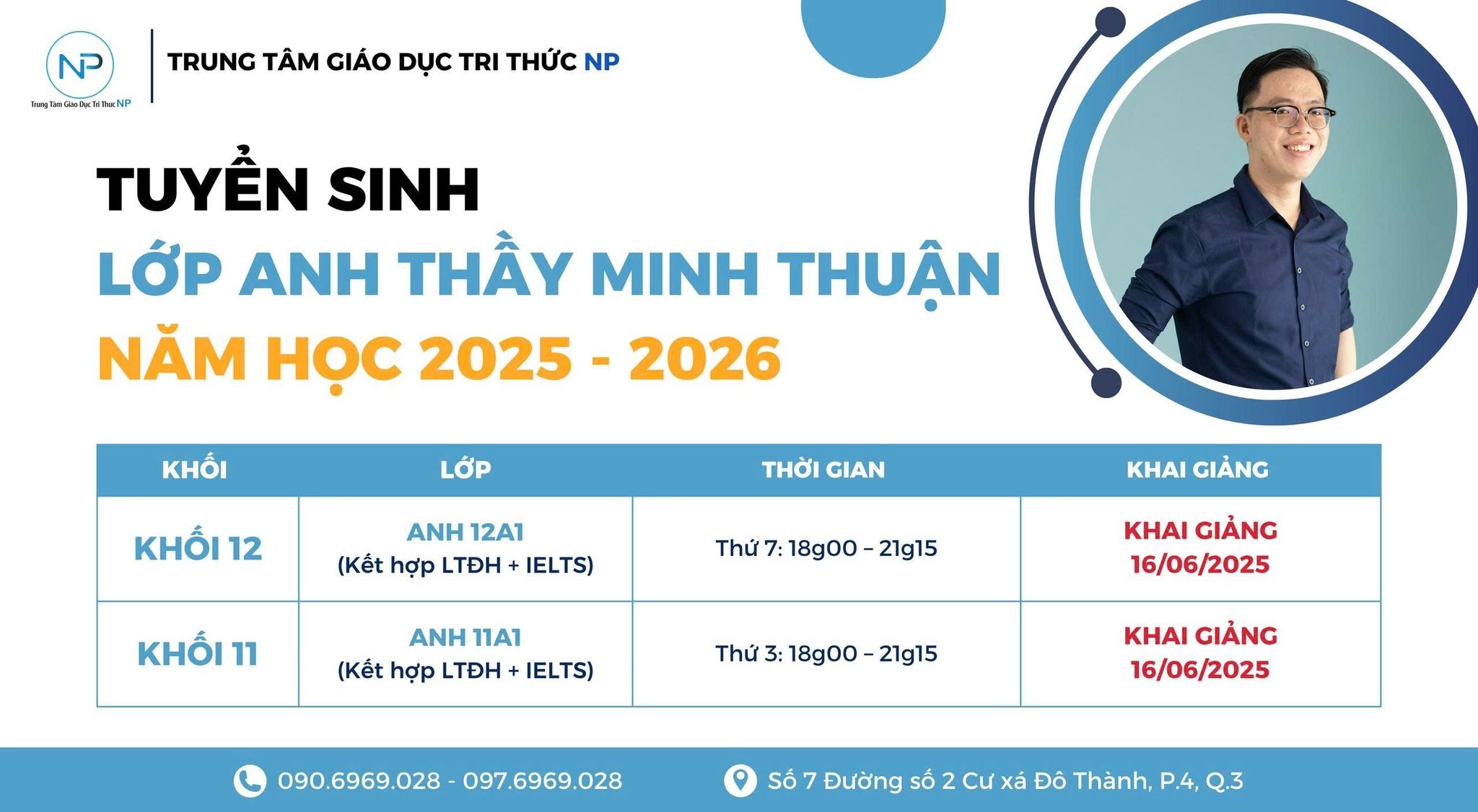 Tuyển sinh lớp Thầy Thuận