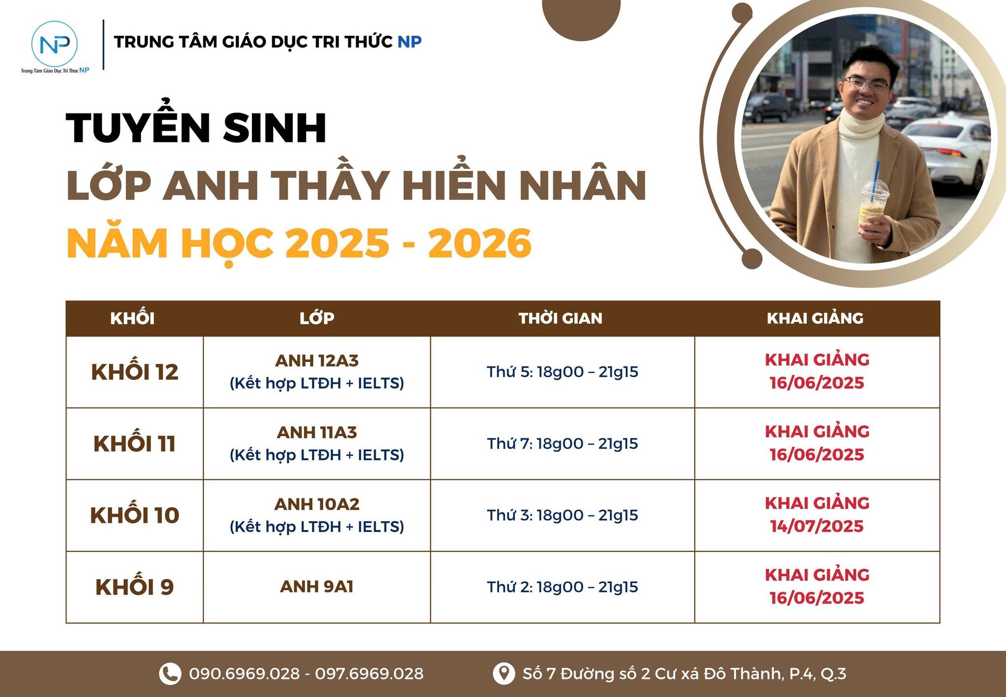 Tuyển sinh lớp Thầy Nhân